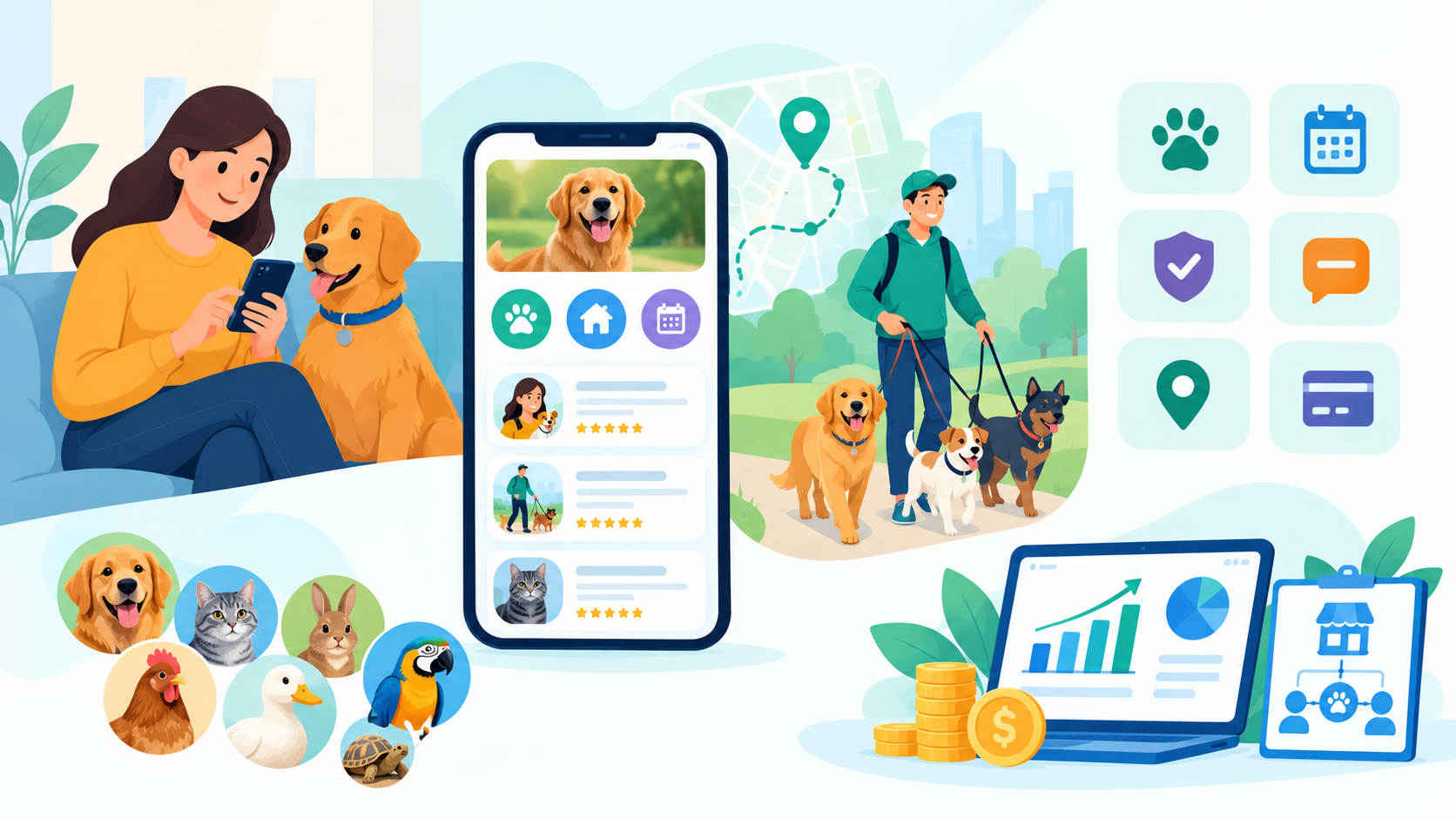 How to Build an App Like Rover: Features, Cost and Business Model
