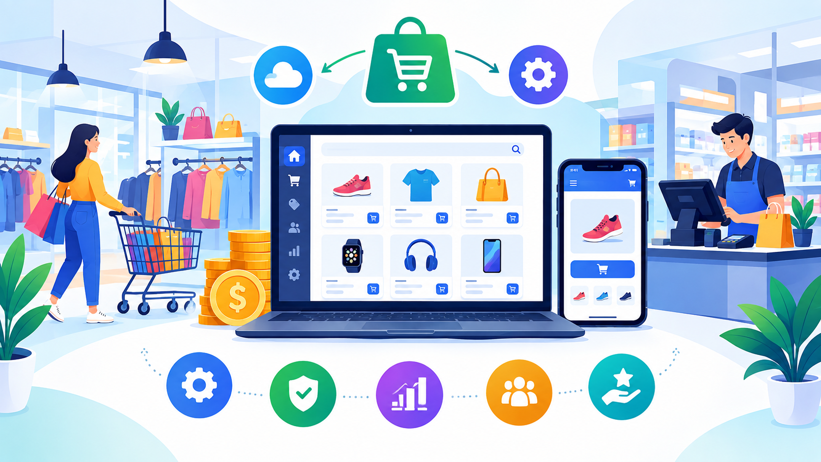 Retail Software Development: Features, Benefits, Cost & Business Model