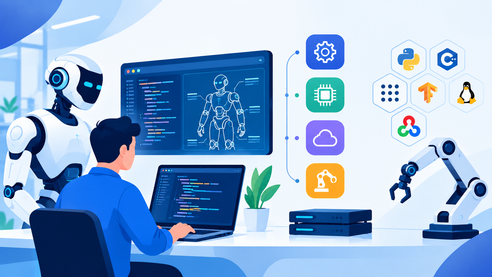 Robotics Software Development: Features, Cost, Technology & Process