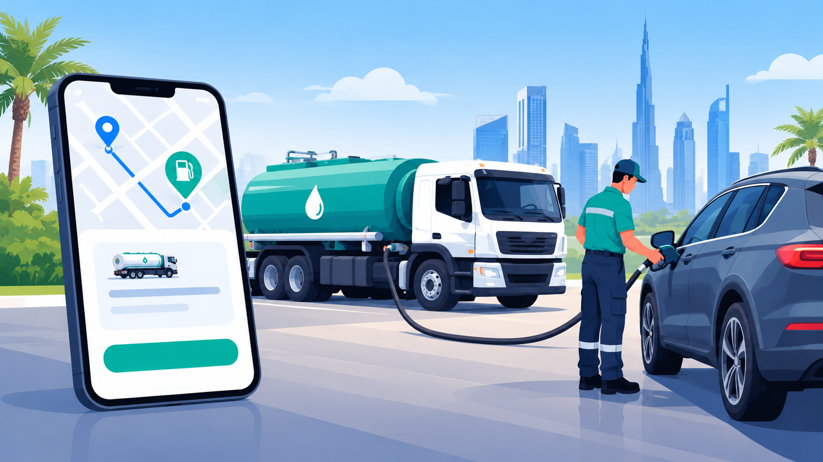 How to Build a Fuel Delivery App Like CAFU: Features, Cost & Business Model