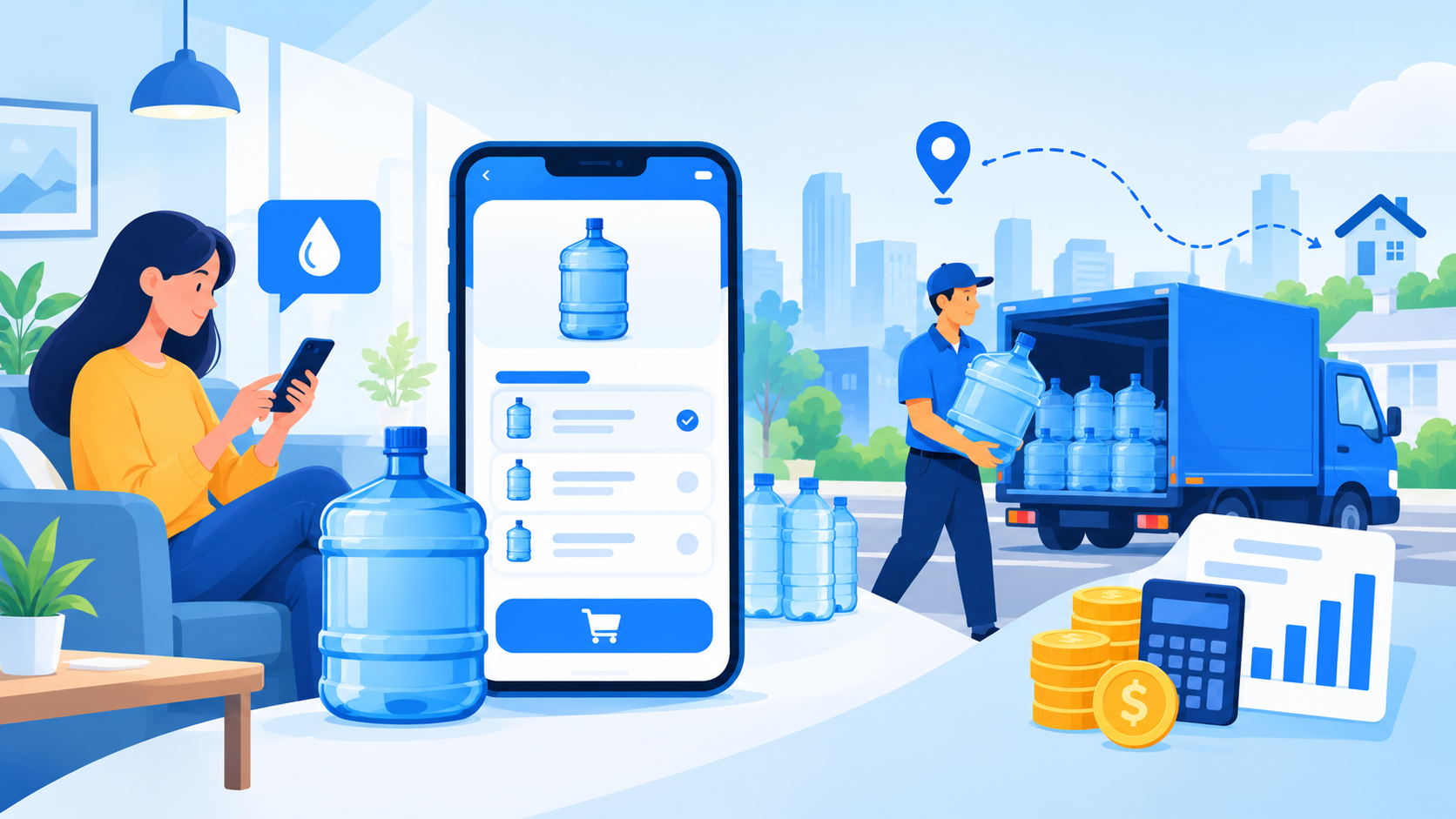 Water Delivery App Development Cost: Pricing, Features and Business Planning