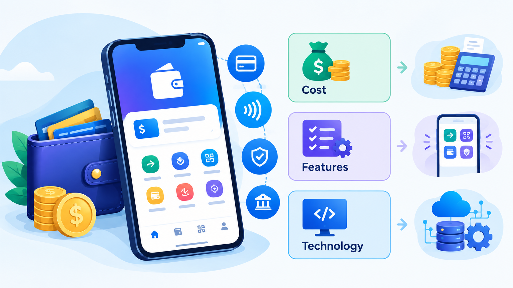 eWallet App Development: Features, Cost, Technology & Development Process