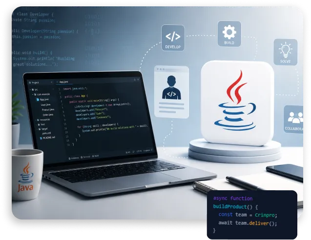 Team of AI engineers collaborating on coding tasks