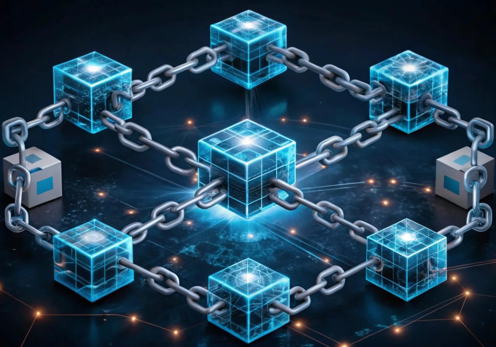 Blockchain nodes visualization