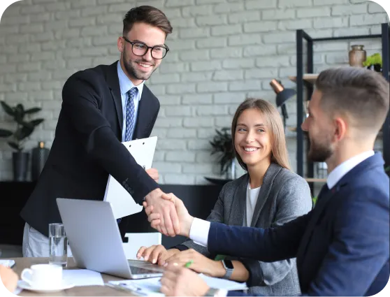 Professional handshake