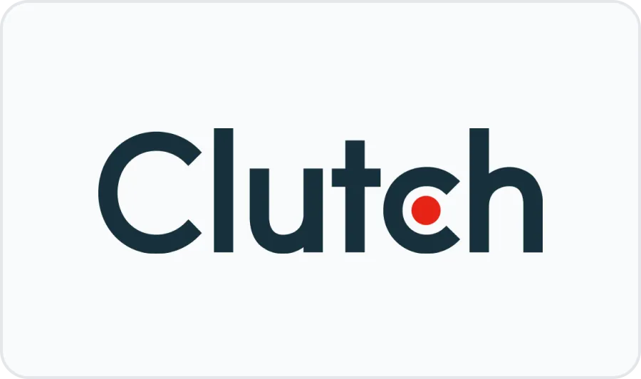 Clutch recognized excellence logo