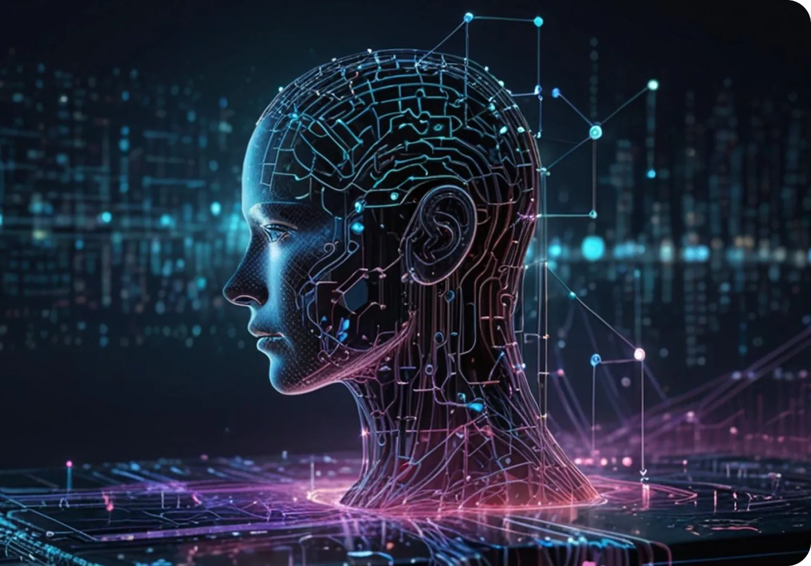 AI brain visualization