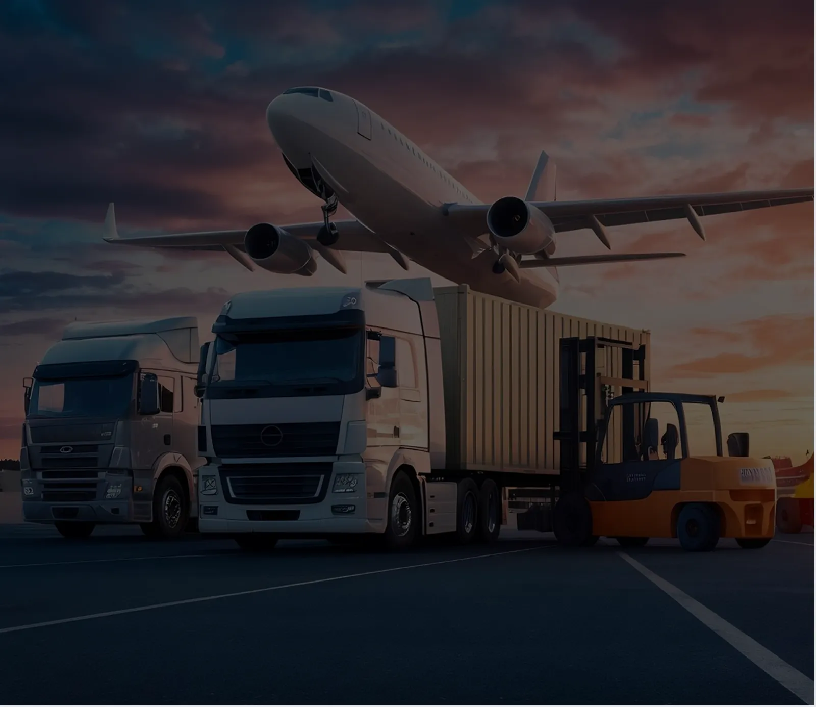 Logistics & Transportation industry background
