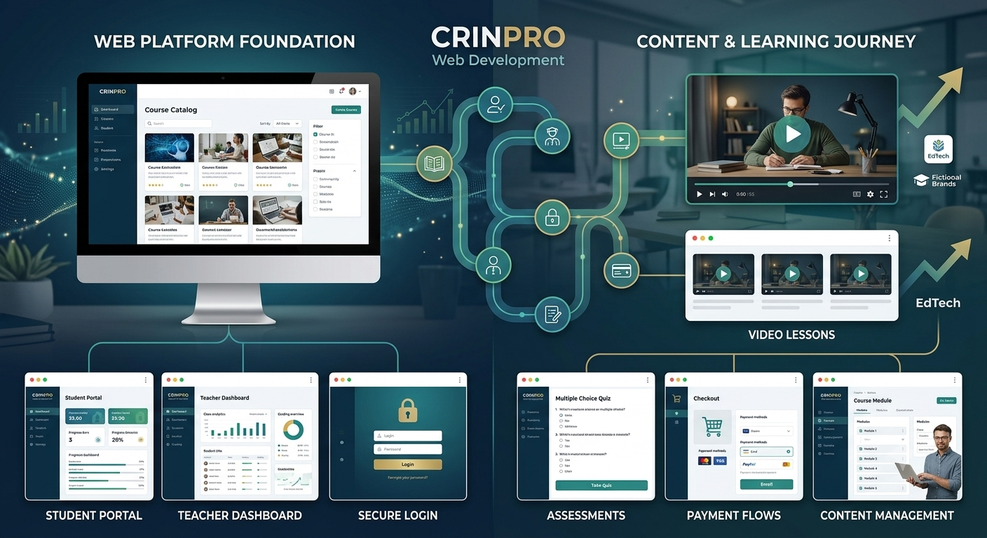 Education website development