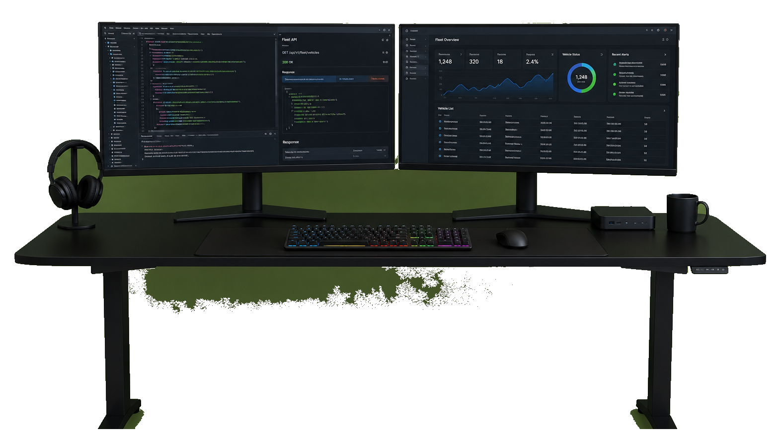 Automotive software development workstation