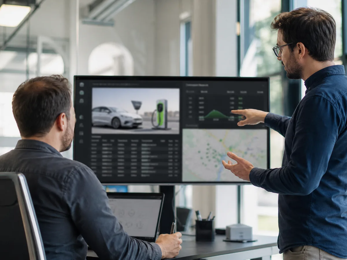 Automotive software team building connected vehicle platforms