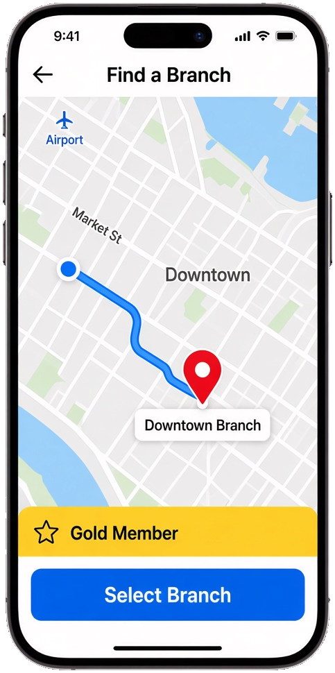 Hertz clone car rental app