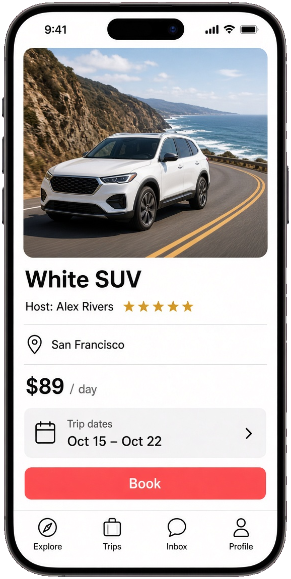 Turo clone car rental app