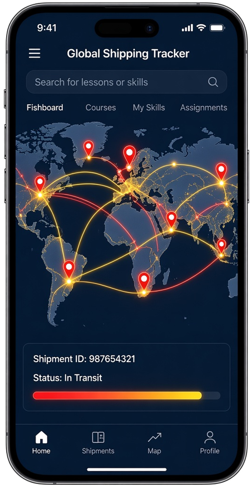 DHL clone global shipping app