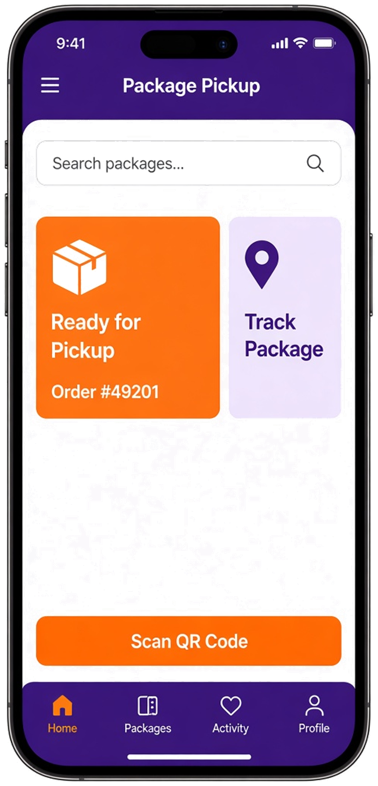 FedEx clone package tracking app