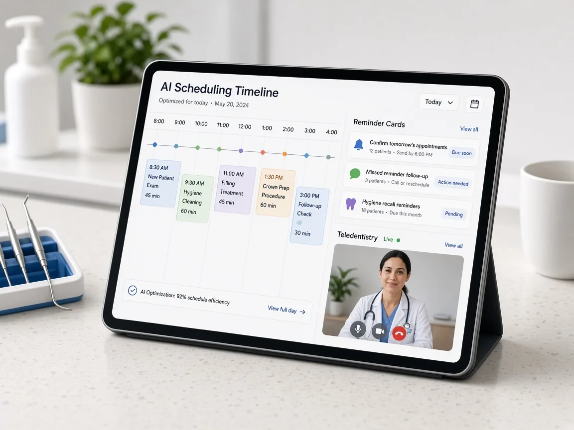 Advanced dental app features