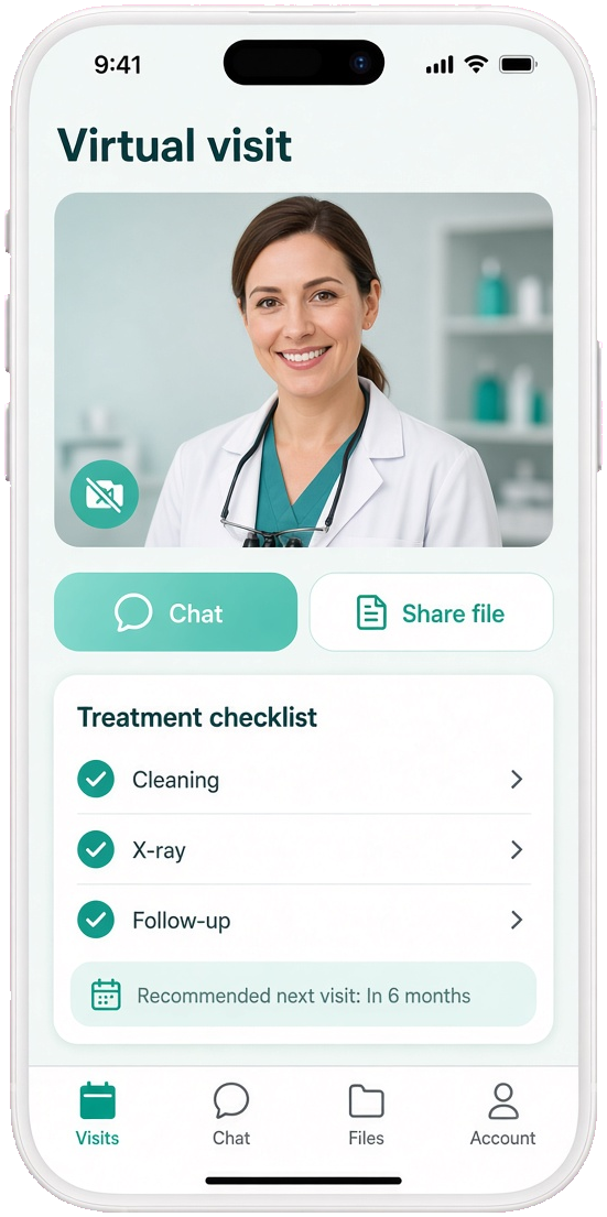Denteractive clone teledentistry app