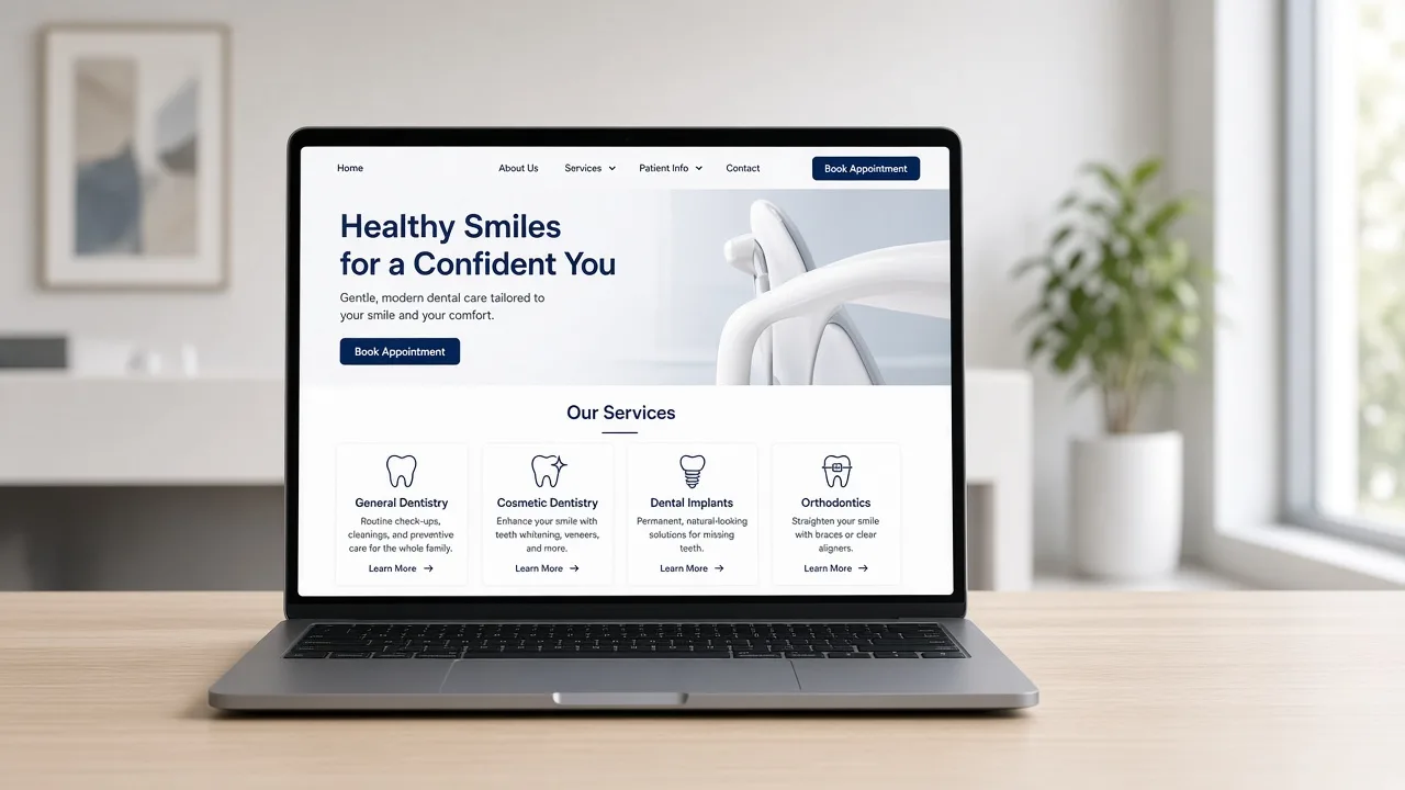 Dental website development
