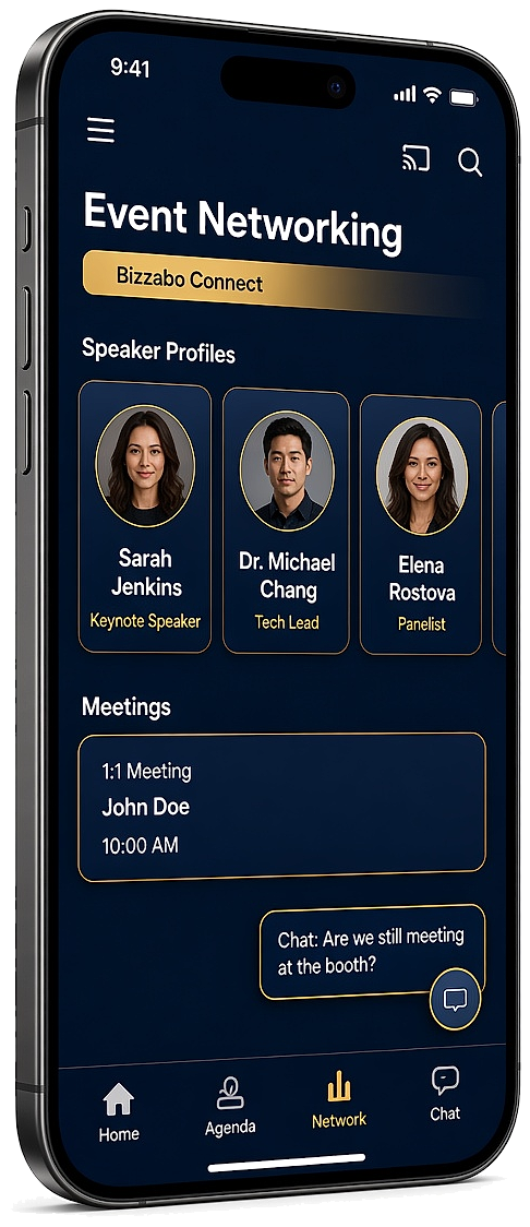 Bizzabo clone event networking platform
