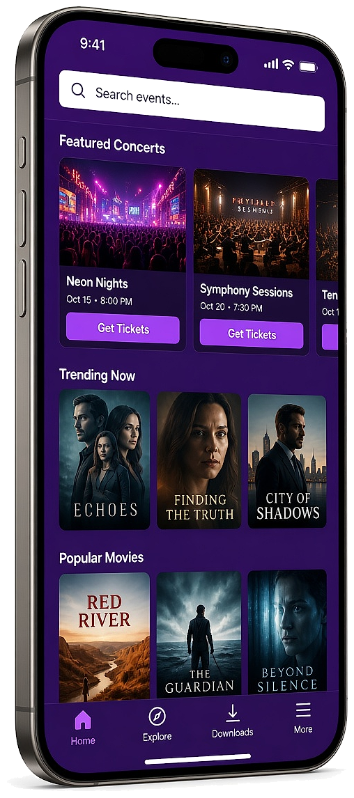 Eventbrite clone event discovery and ticket sales app