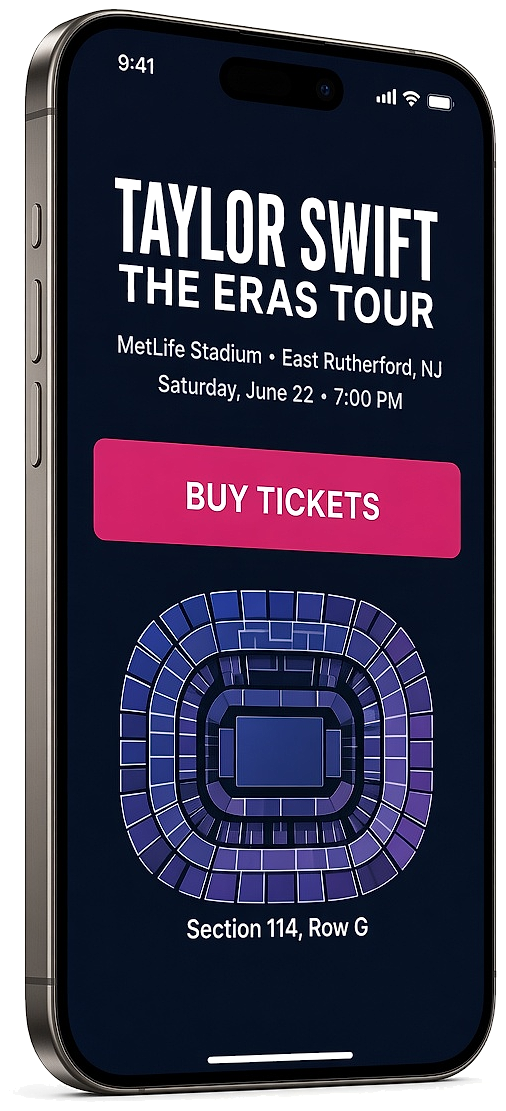 Ticketmaster clone ticketing app