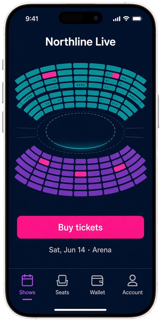 Ticketmaster clone ticketing app