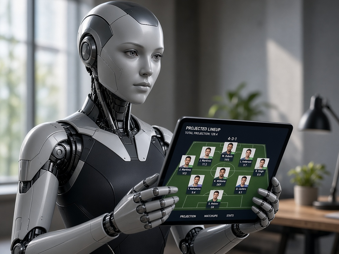 AI-powered fantasy sports lineup suggestions and player insights