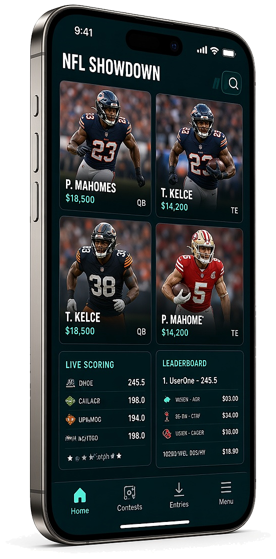 Underdog clone fantasy sports app