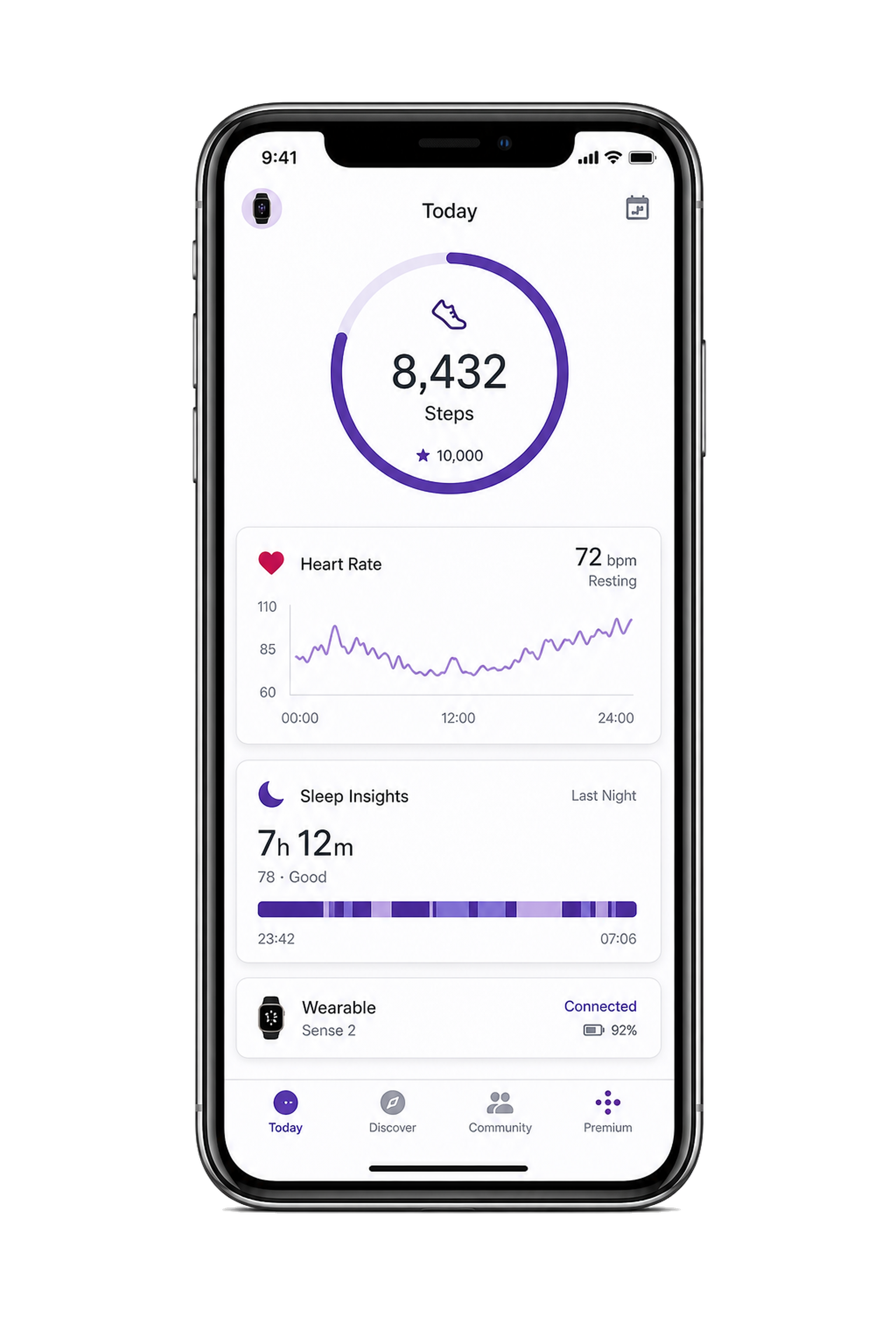Fitbit clone activity tracking app