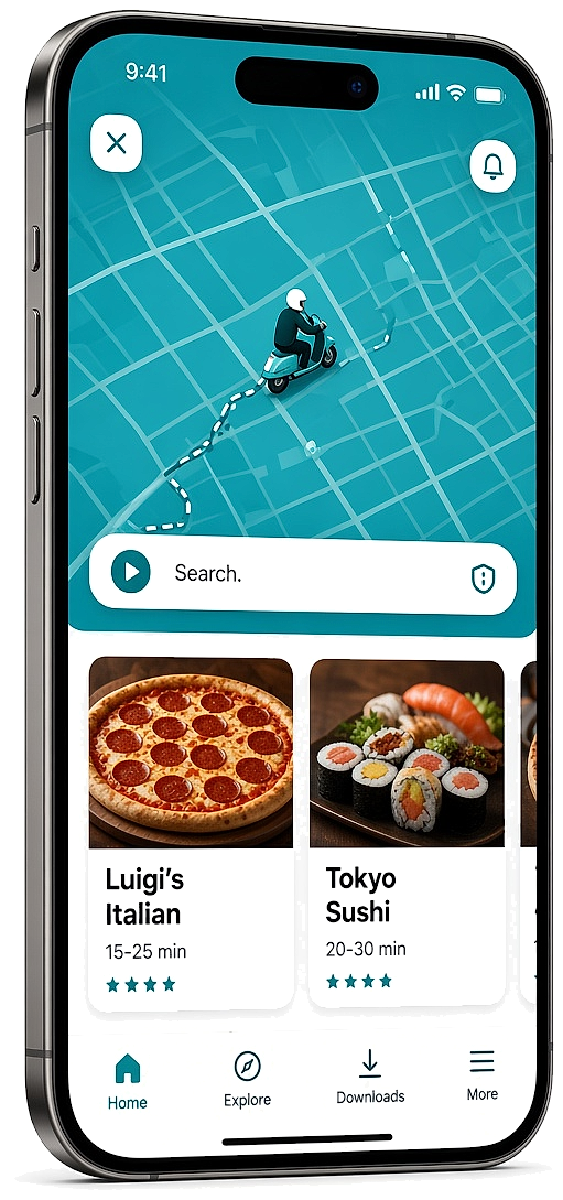 Deliveroo clone food ordering app