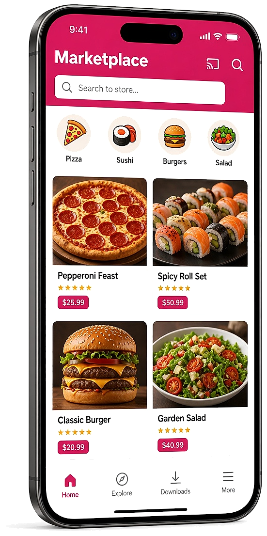 Foodpanda clone food marketplace app