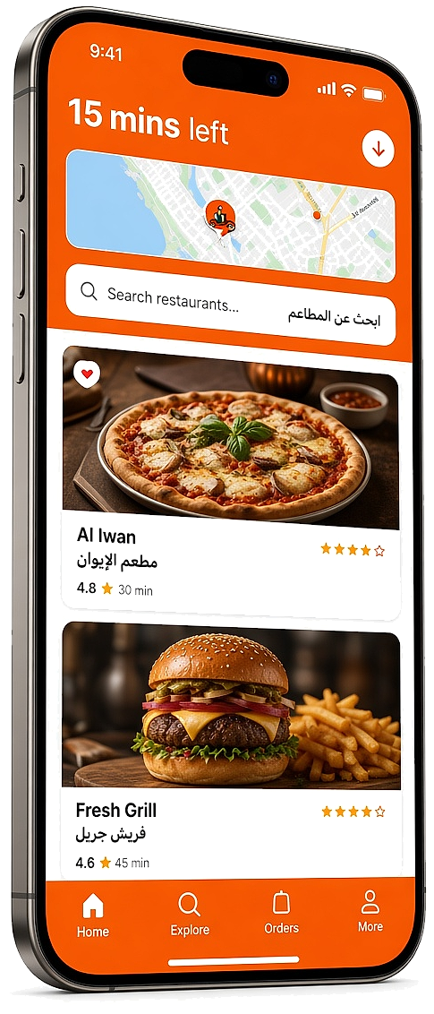 Talabat clone food ordering app