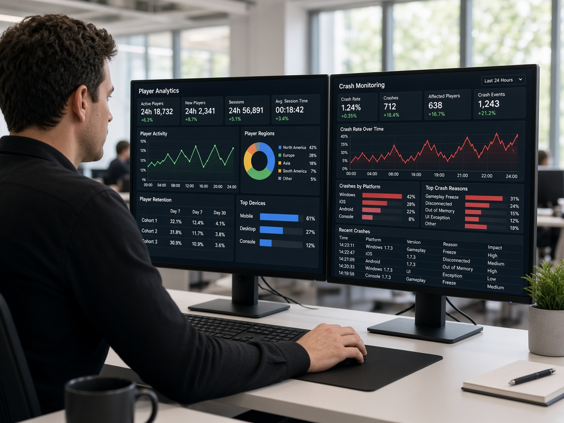 Game app support, LiveOps, and player analytics