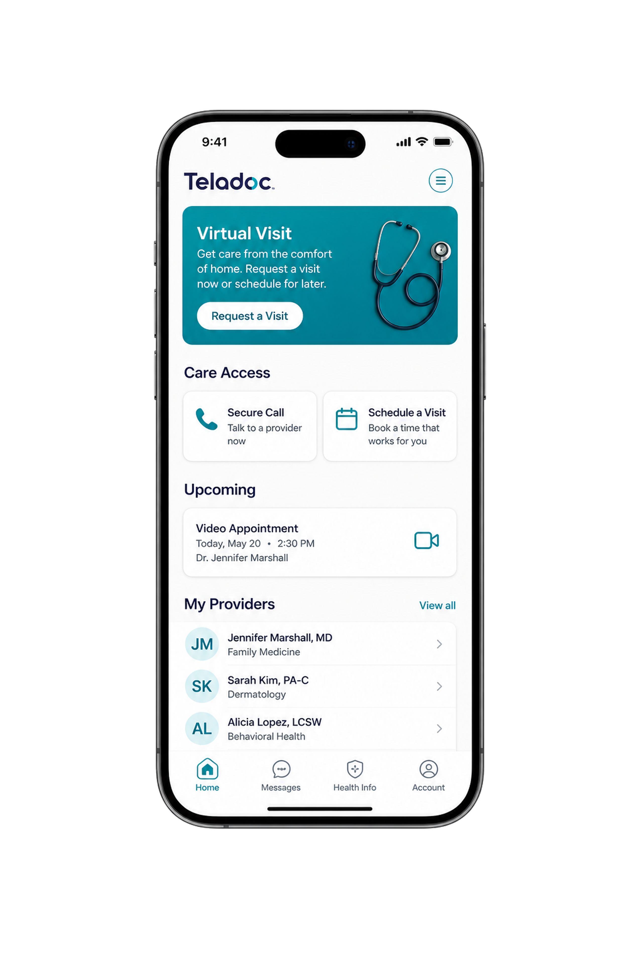 Teladoc clone telehealth app