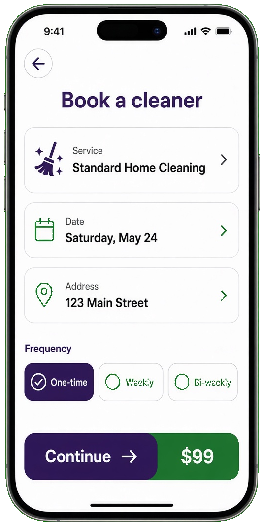 Amazon Home Services clone booking app