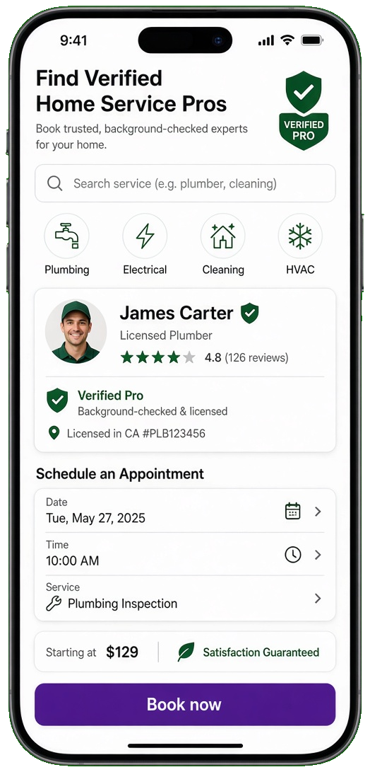 Angi clone home service app