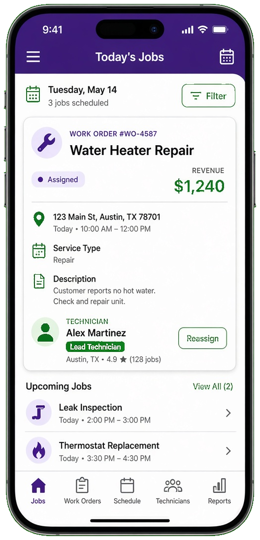 Jobber clone home service app