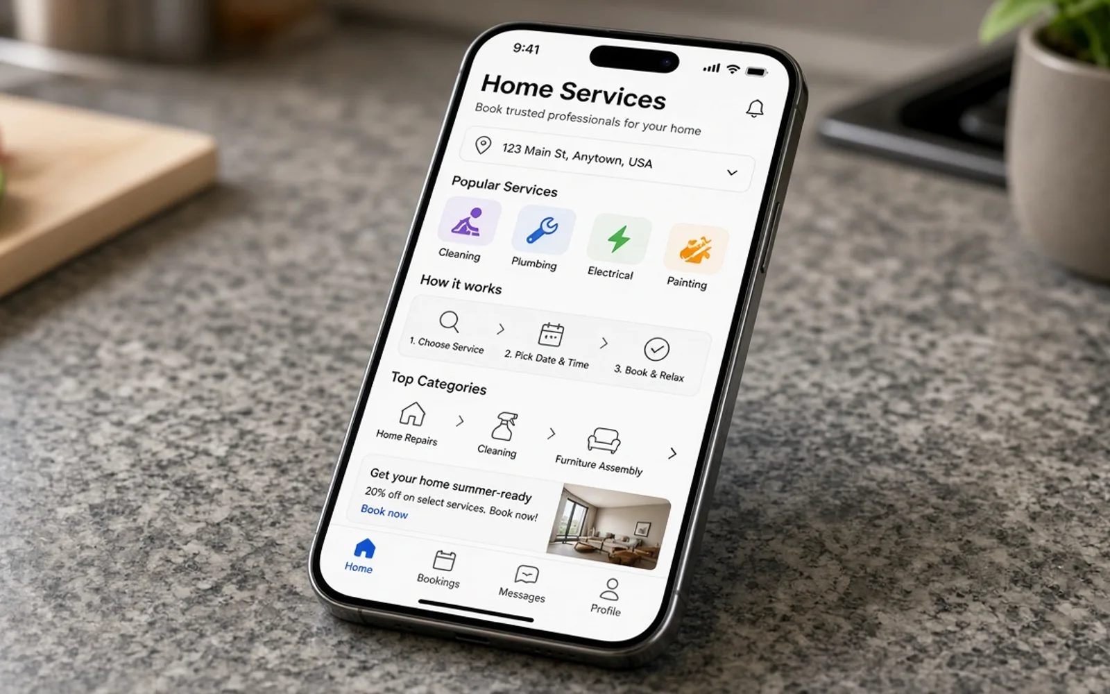 Home services website development