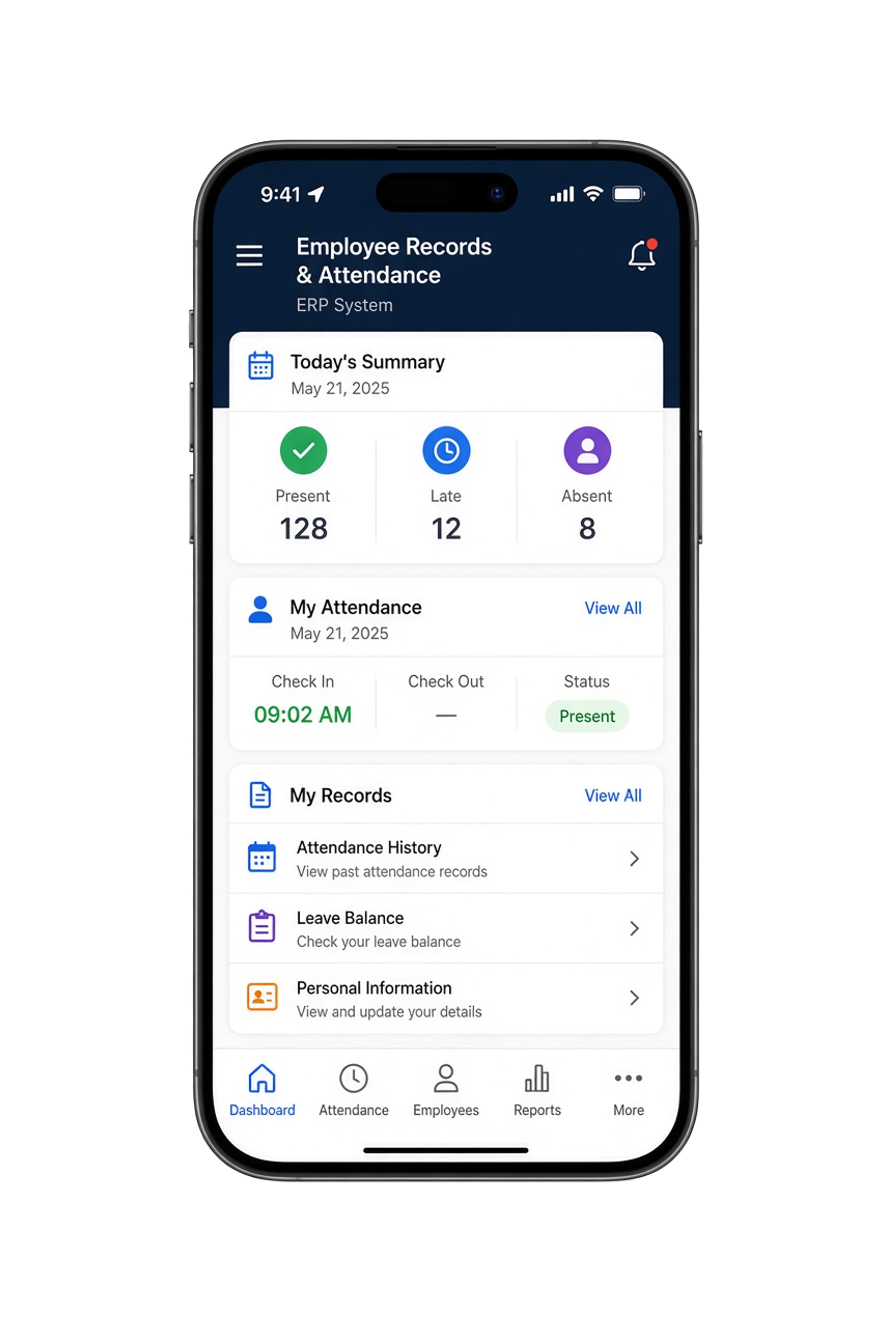 Odoo clone HRMS app
