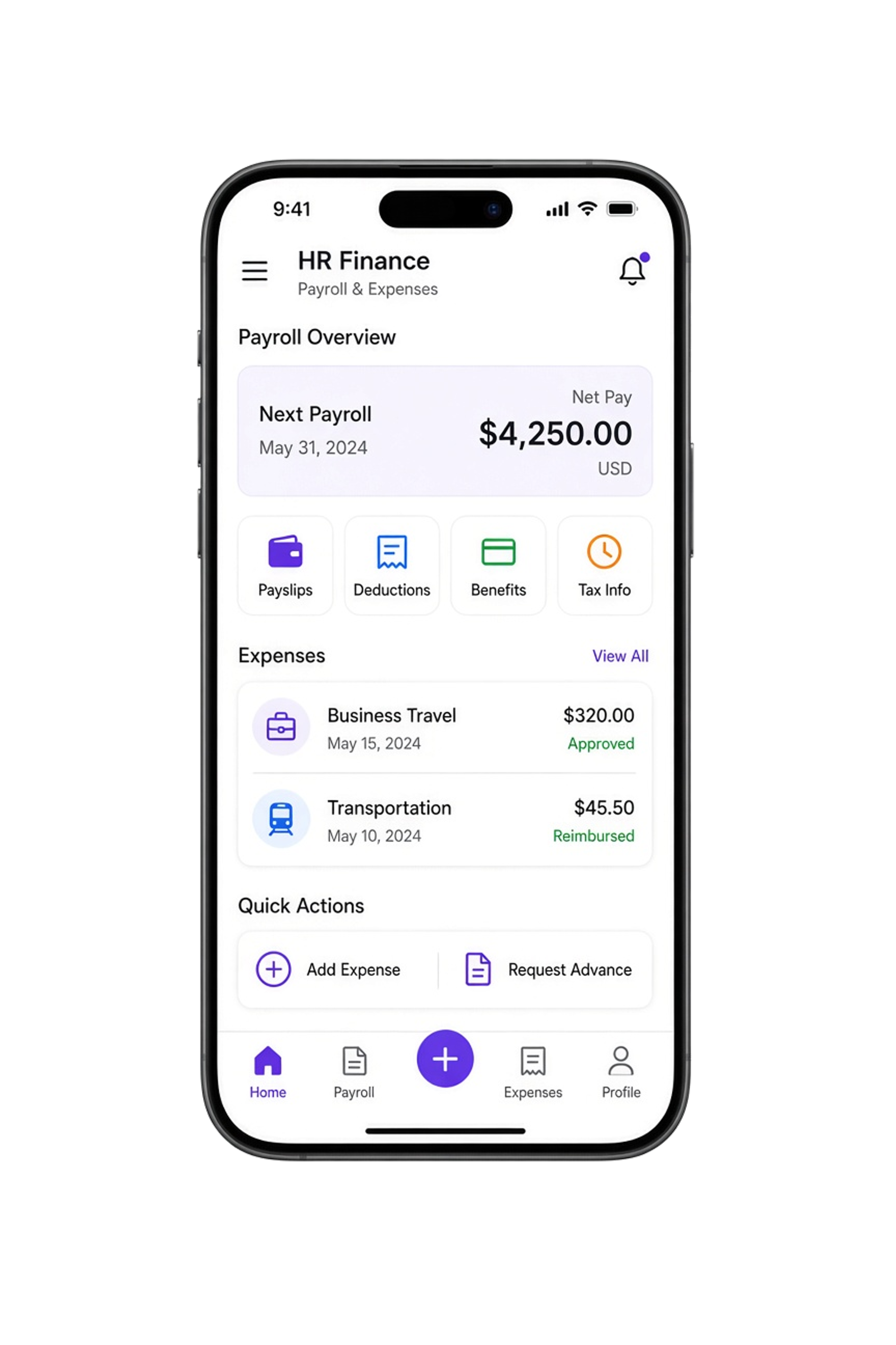Wave Accounting clone HR payroll app