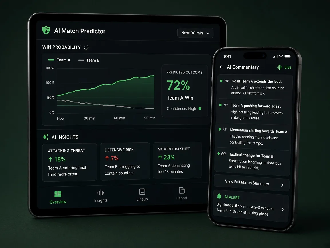 Advanced live scoring app features