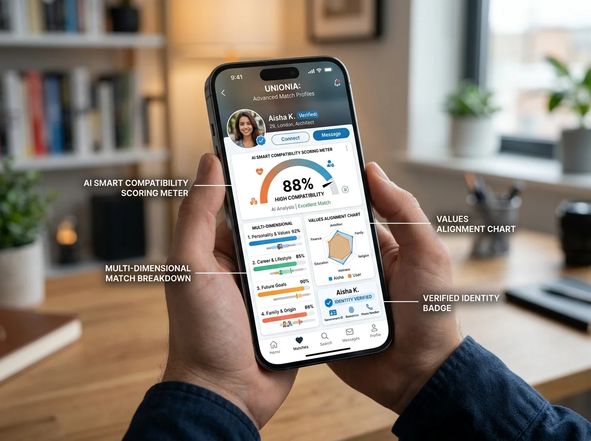 Advanced matrimony app features
