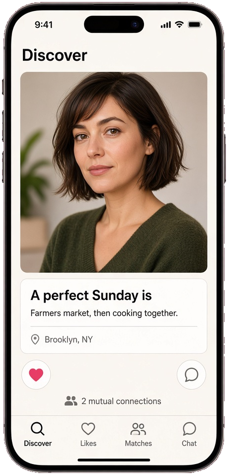 Hinge clone serious relationship app