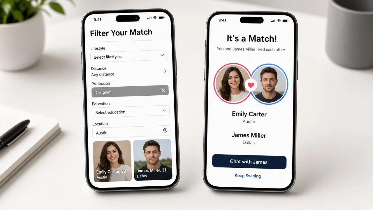 Matrimony matchmaking app features and user profiles