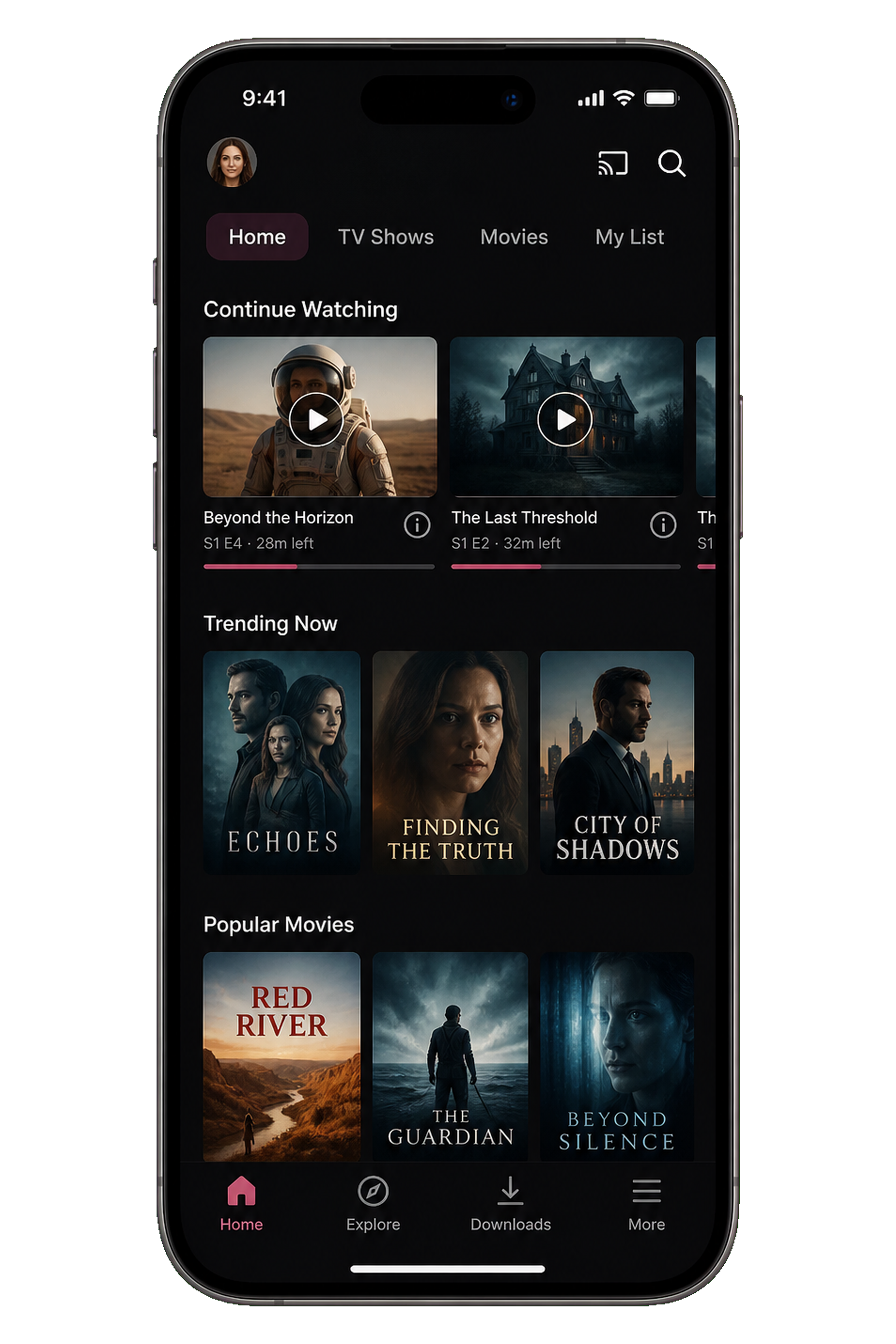 Netflix clone streaming app