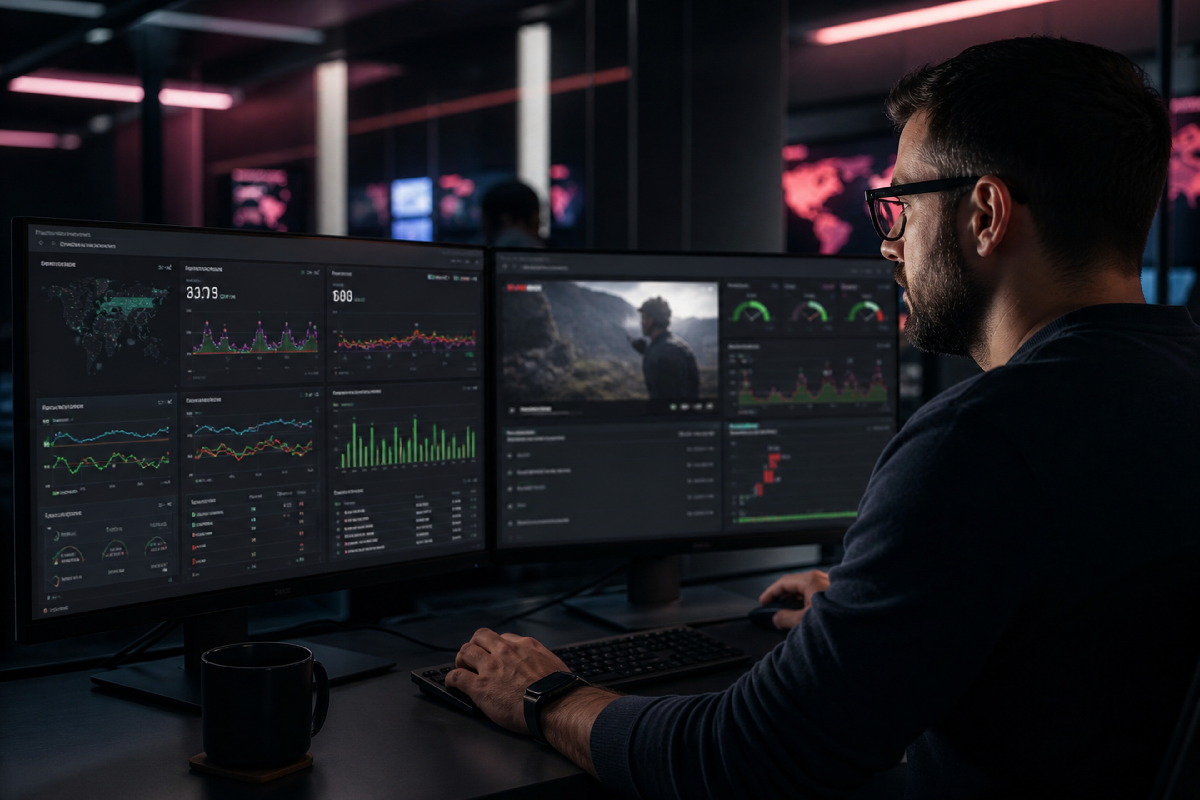 Media app support, streaming quality checks, and CDN monitoring