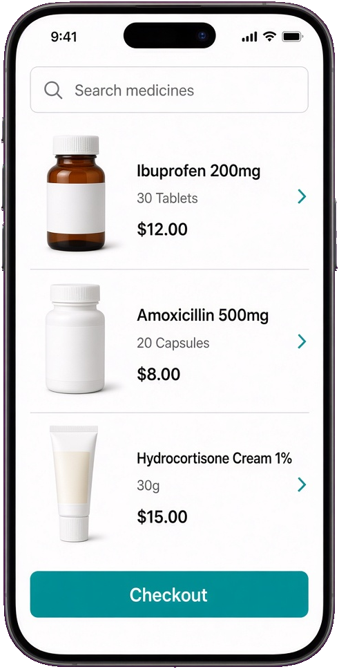Amazon Pharmacy clone medicine delivery app