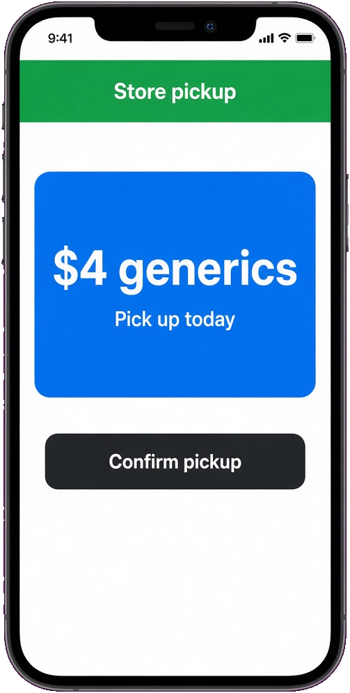 Walmart Pharmacy clone store pickup app