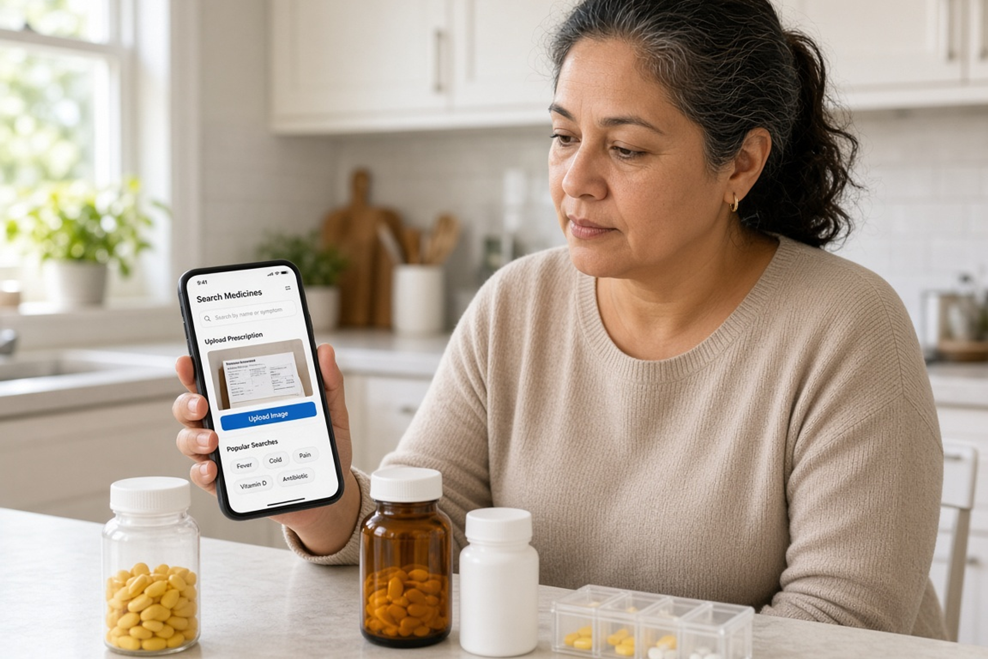 Medicine delivery user panel features
