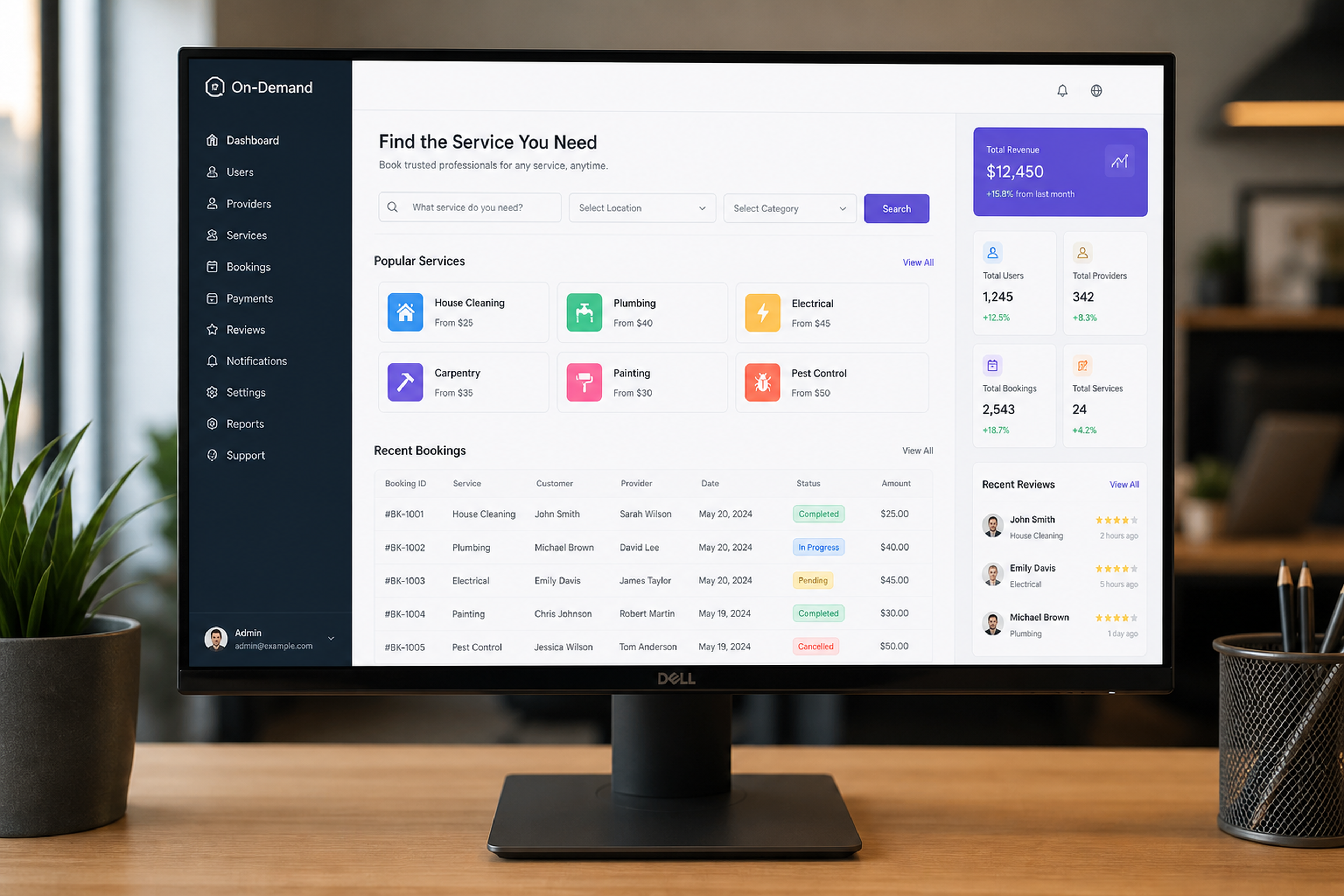 On-demand website development